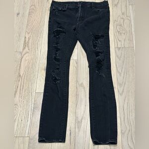 Mnml rhinestone jeans